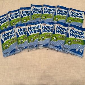 •13 Packages X 6 Cloths Each Total 78 Handi Wipes Multi-Use Reusable Cloth NEW